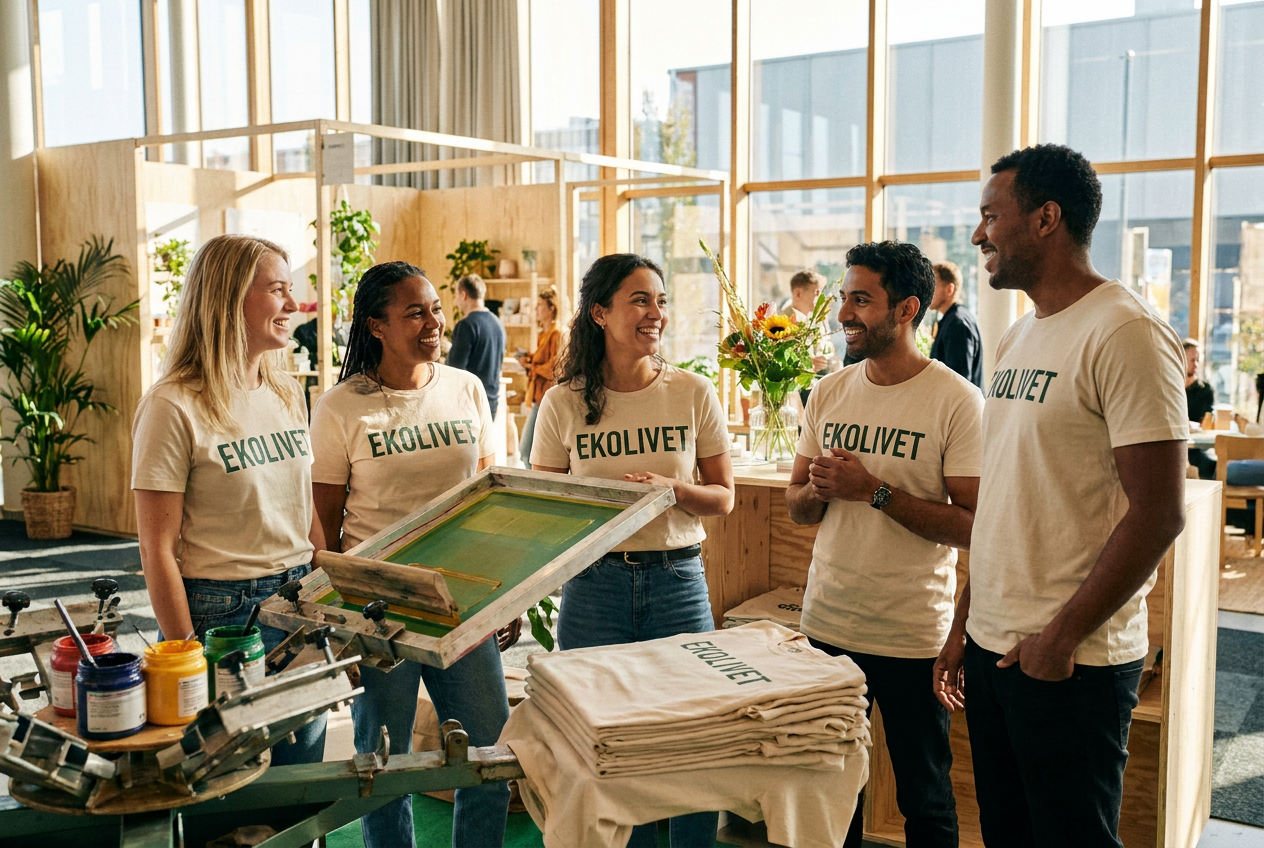 Fördelar med matchande tröjor på mässor och event i höst